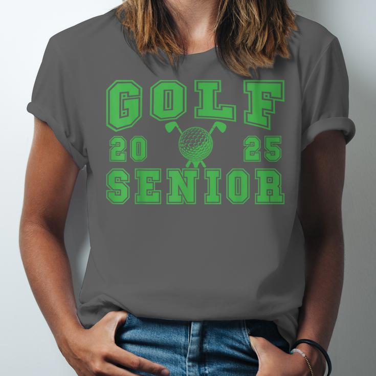 Golf Senior Night Golf Senior 2025 Graduation 32 Unisex Jersey T-Shirt