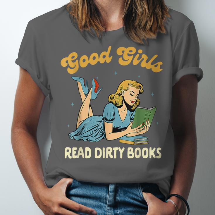 Good That Girls Read Dirty Books Smut Reader Book Romance Unisex Jersey T-Shirt Good That Girls Read Dirty Books Smut Reader Book Romance Unisex Jersey T-Shirt