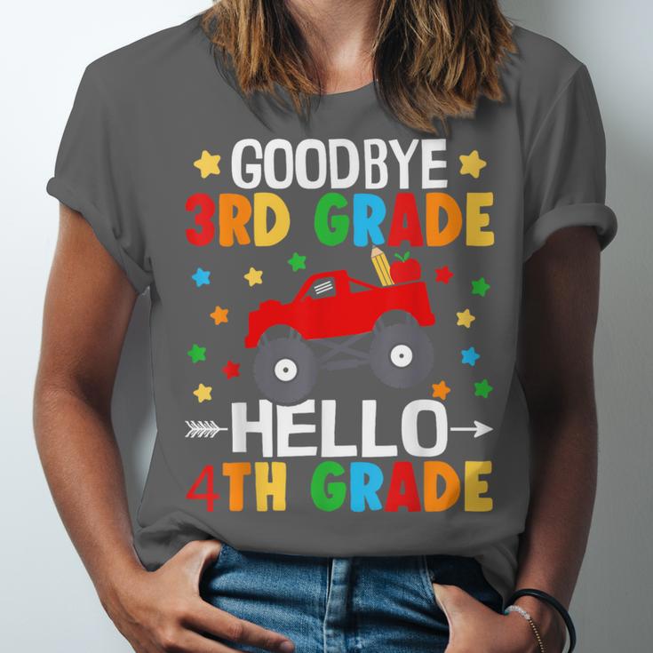 Goodbye 3rd Grade Hello 4th Grade Graduation 2024 Unisex Jersey T-Shirt