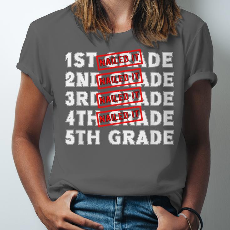 Goodbye 4th Grade Graduation Last Day School Hello 5th Grade Unisex Jersey T-Shirt