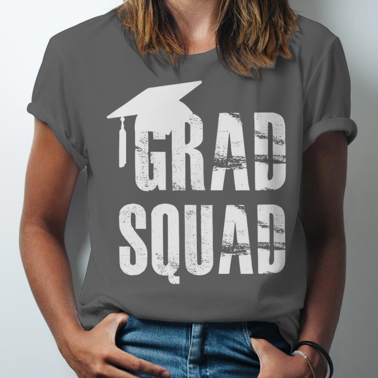 Grad Squad Graduate Graduation T-Shirt Graduation Idea Unisex Jersey T-Shirt