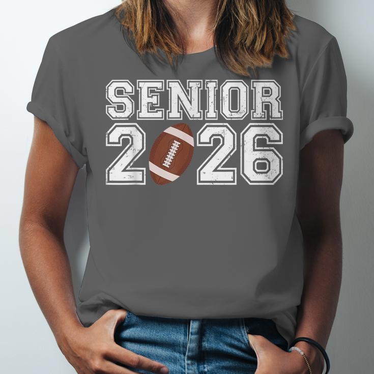 Graduate Senior Class Of 2026 Graduation American Football Unisex Jersey T-Shirt