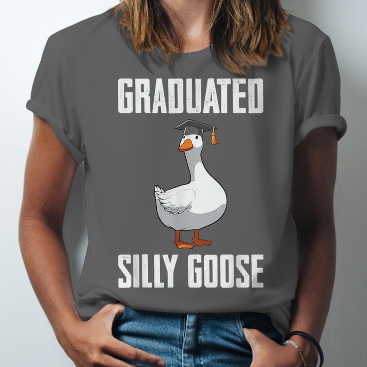 Graduated Silly Goose Student Graduation 2026 Grad Unisex Jersey T-Shirt
