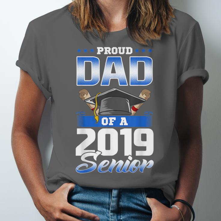Graduation 2019 TShirt Proud Dad Of Senior Unisex Jersey T-Shirt