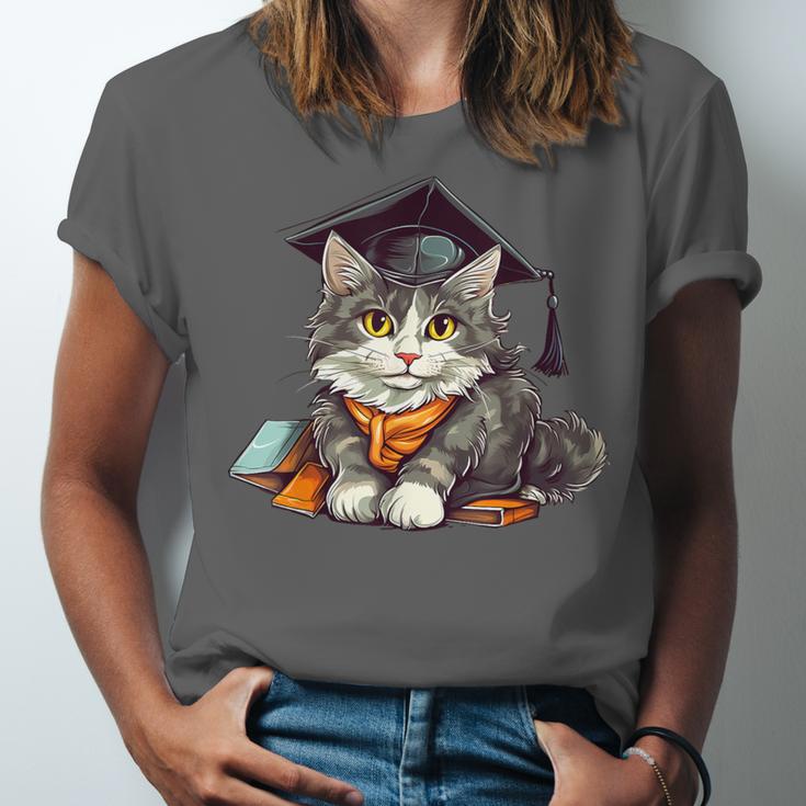 Graduation Cat Graduation Present For Graduate Grad Unisex Jersey T-Shirt Graduation Cat Graduation Present For Graduate Grad Unisex Jersey T-Shirt