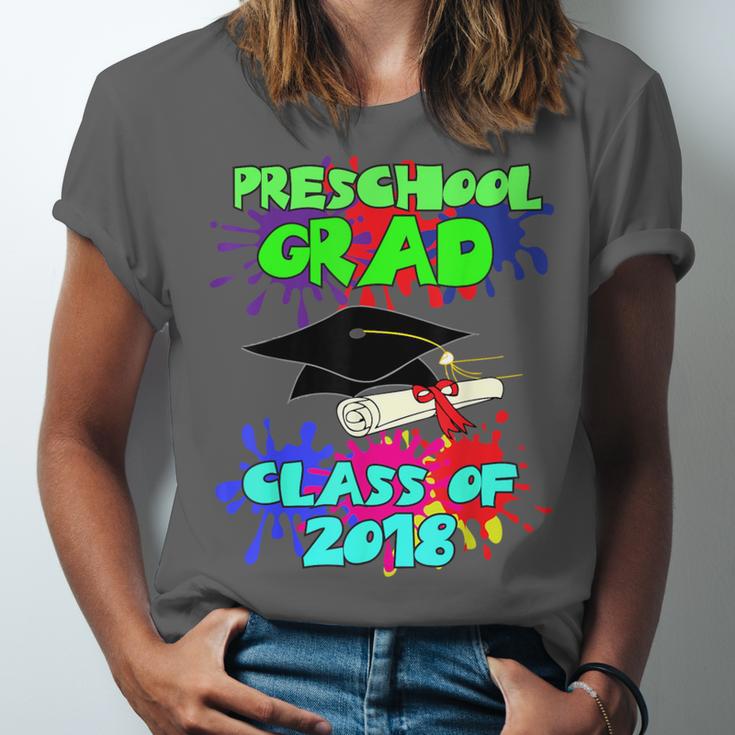 Graduation Class 2018 Cap Gown Shirt Preschool Graduate Unisex Jersey T-Shirt