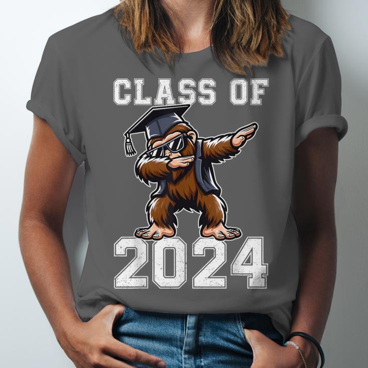 Graduation Class Of 2024 Bigfoot Graduated Seniors 2024 Unisex Jersey T-Shirt