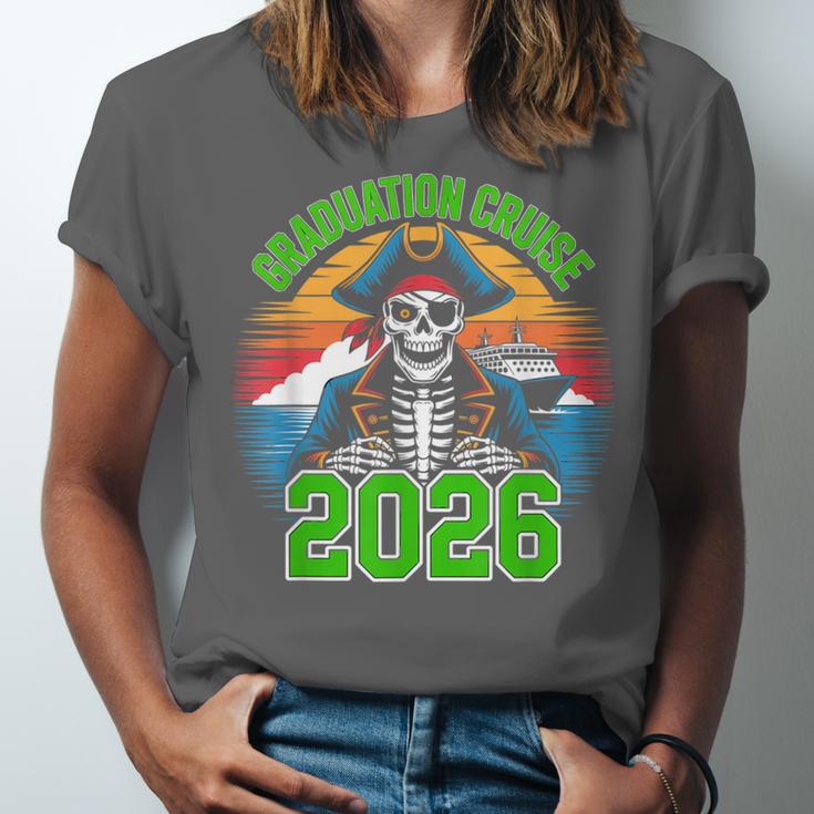 Graduation Cruise 2026 Group Pirate Matching Voyage Unisex Jersey T-Shirt