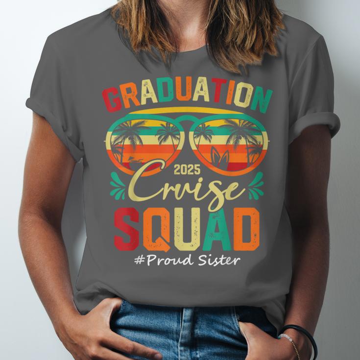 Graduation Cruise Squad 2025 Proud Sister Cruising Unisex Jersey T-Shirt