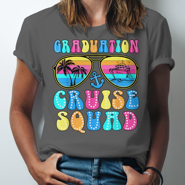 Graduation Cruise Squad Class Of 2025 Vacation Family Grad Unisex Jersey T-Shirt