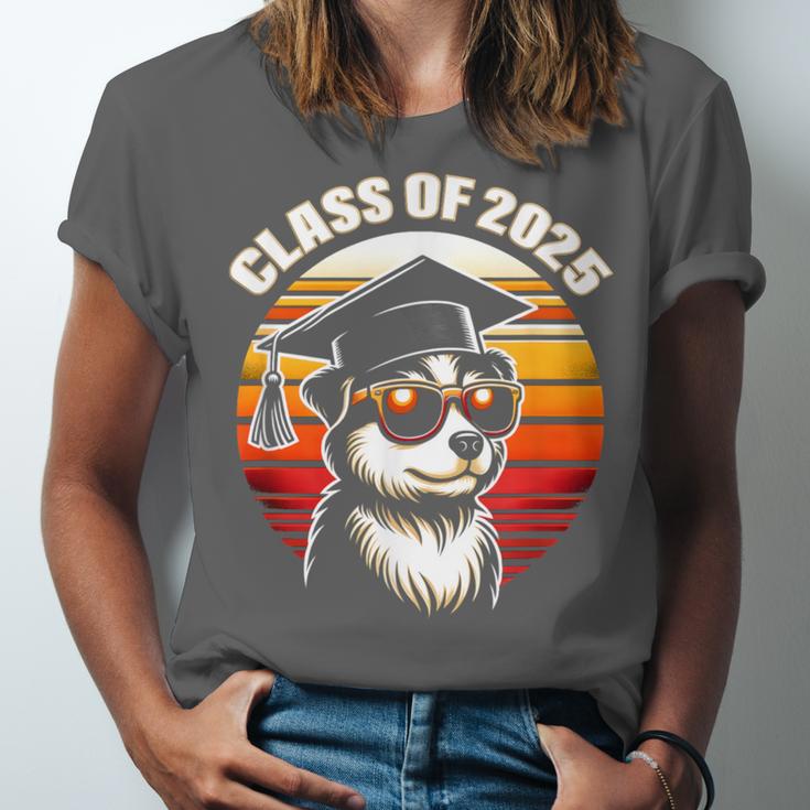Graduation Day 2025 Graduate Class School Degree College Dog Unisex Jersey T-Shirt