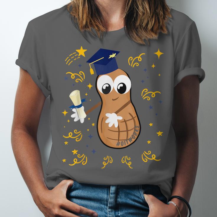 Graduation Flossing Peanut OIT Unisex Jersey T-Shirt