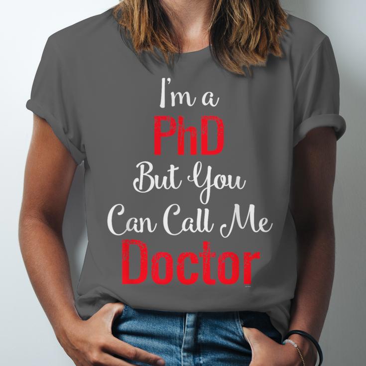 Graduation Gifts For Doctor Him Or Her Tee Shirt Unisex Jersey T-Shirt