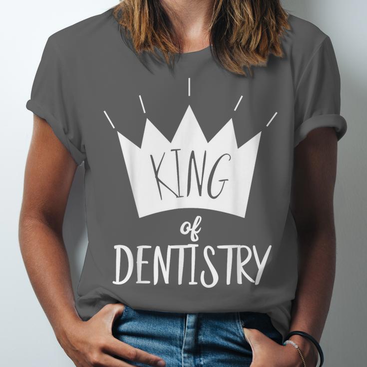 Graduation King Of Dentistry Dentist Or Hygienist Unisex Jersey T-Shirt