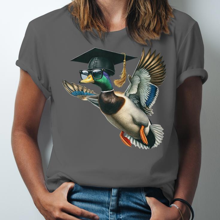 Graduation Mallard Duck Hunter Hunting Season Grad Hunting Unisex Jersey T-Shirt