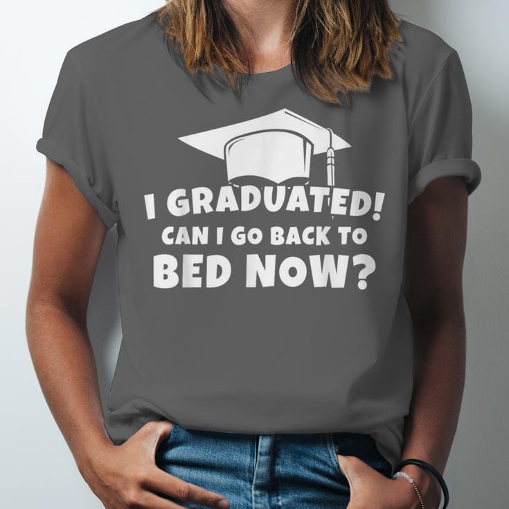 Graduation Motivation Joke University High School Student Unisex Jersey T-Shirt