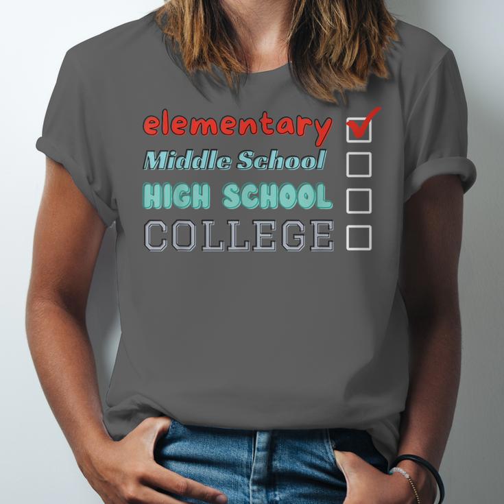 Graduation Promotion Elementary School To Junior High Unisex Jersey T-Shirt