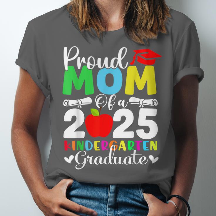 Graduation Proud Mom Of 2025 Kindergarten Graduate Unisex Jersey T-Shirt