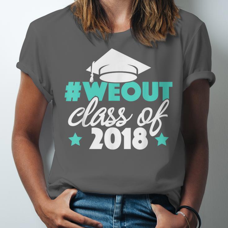 Graduation Shirt We Out Class Of 2018 Graduation Tee Unisex Jersey T-Shirt
