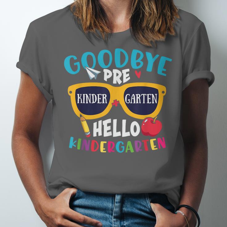 Graduation Shirt Goodbye PreK Hello Kindergarten School Unisex Jersey T-Shirt