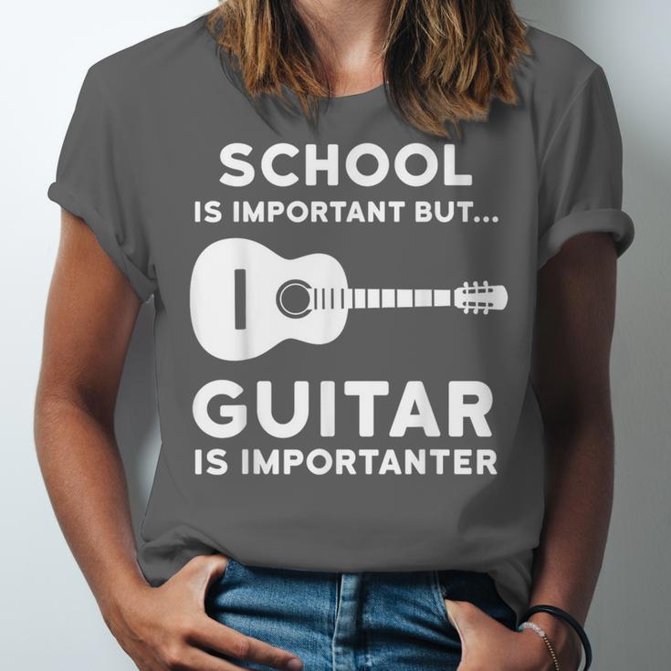 Graduation Shirt For Guitar Players & Band Member Unisex Jersey T-Shirt