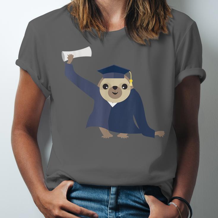 Graduation Sloth Lover T-Shirt Class Of 2019 Unisex Jersey T-Shirt