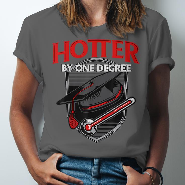 GraduationShirt Hotter By One Degree Unisex Jersey T-Shirt