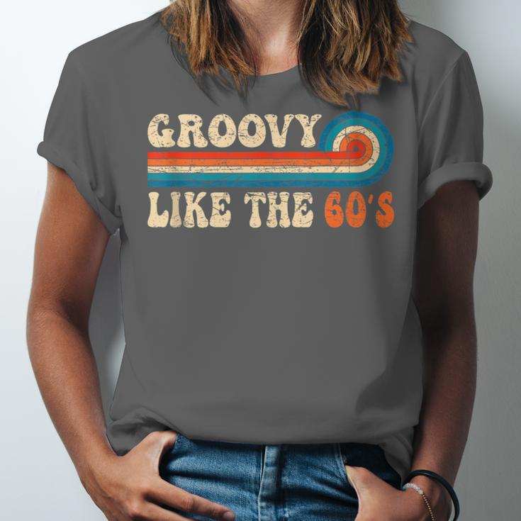 Groovy Like The 60s Aesthetic Nostalgia 1960's Retro Unisex Jersey T-Shirt Groovy Like The 60s Aesthetic Nostalgia 1960's Retro Unisex Jersey T-Shirt