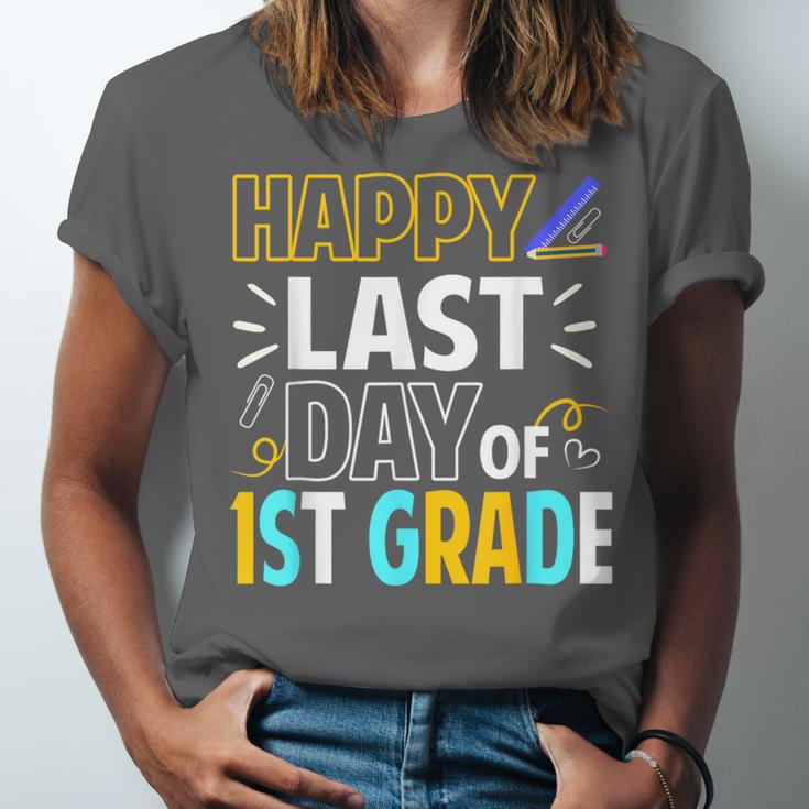 Happy Last Day Of 1st Grade Shirt Cutie Graduation Unisex Jersey T-Shirt