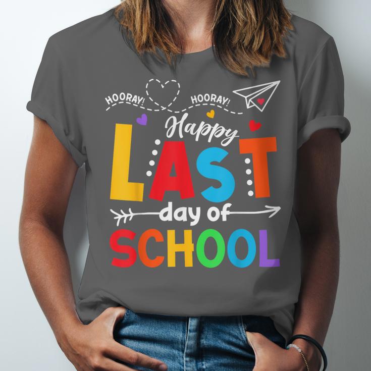 Happy Last Day Of School Teacher Women Student Graduation Unisex Jersey T-Shirt