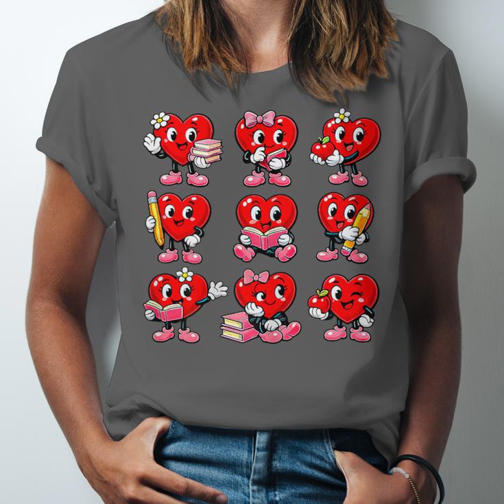 Heart Reading Books Valentine’s Day Girl And Boy Book Lovers Unisex Jersey T-Shirt Heart Reading Books Valentine’s Day Girl And Boy Book Lovers Unisex Jersey T-Shirt