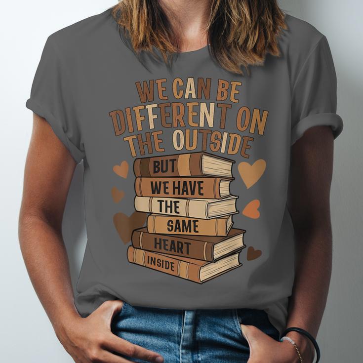 We Have The Same Heart History Month Book Lover Women Unisex Jersey T-Shirt