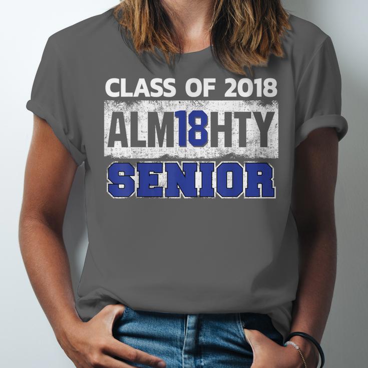 High School Graduation 2018 T-Shirt For Senior Alm18hty Unisex Jersey T-Shirt