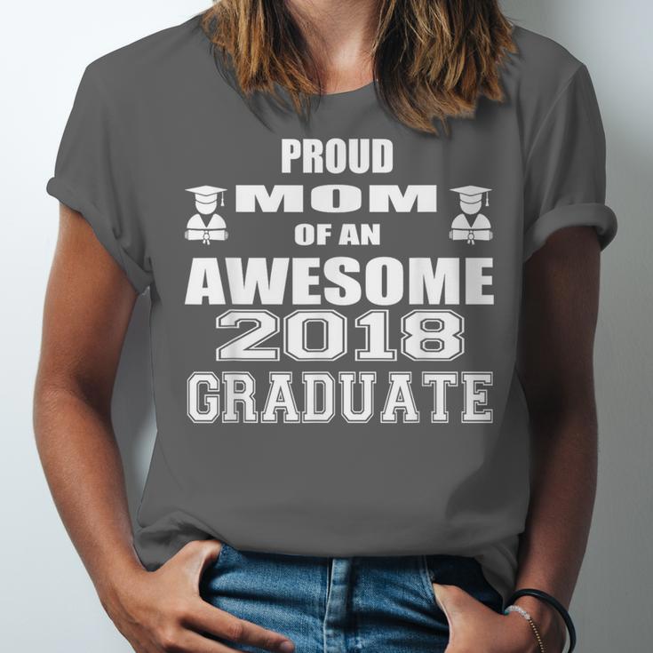 High School Graduation MomShirt College Graduation Unisex Jersey T-Shirt