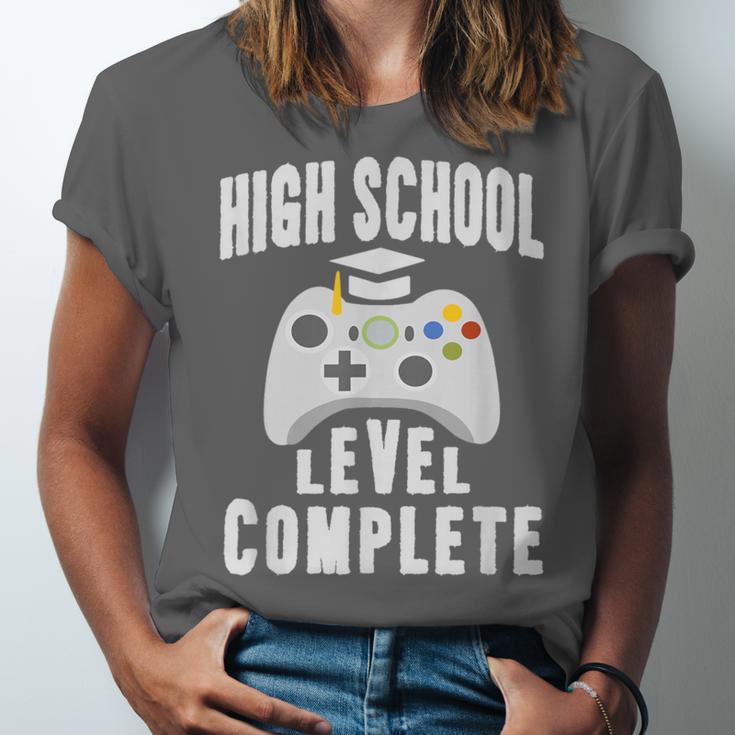 High School Graduation Shirt Gamer Graduation Unisex Jersey T-Shirt