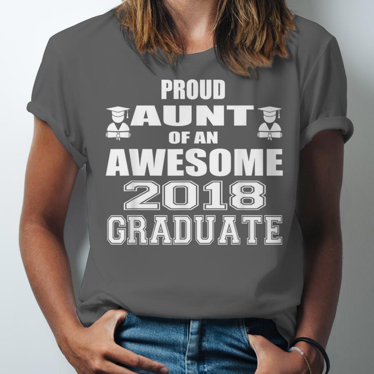 High School GraduationShirt College Graduation Aunt Unisex Jersey T-Shirt