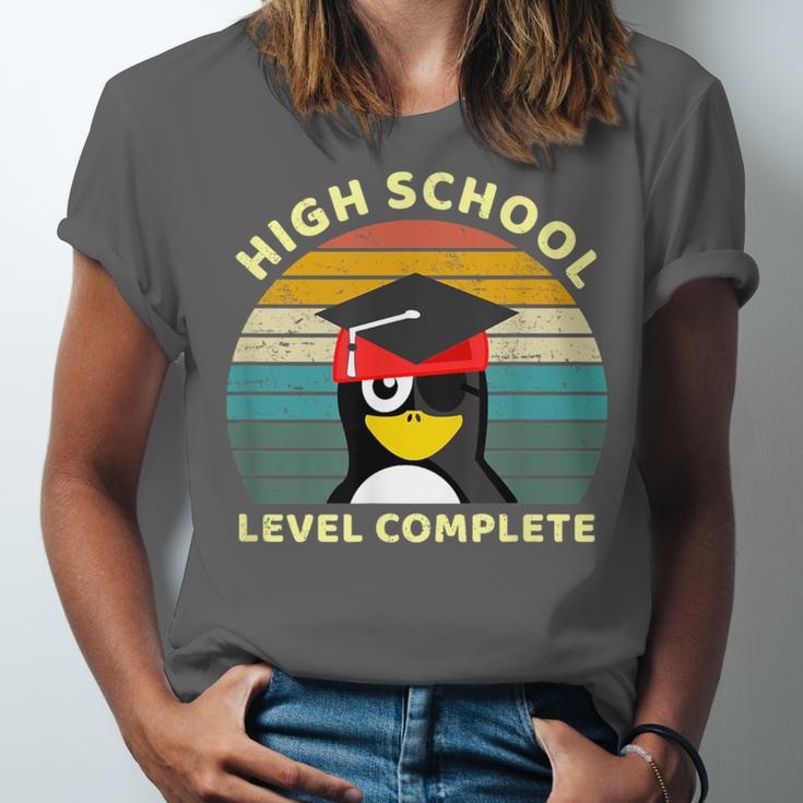 High School Level Complete Graduation Senior Students Unisex Jersey T-Shirt