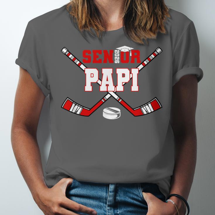 Hockey Senior Papi Graduation Class Of 2026 Kids Unisex Jersey T-Shirt