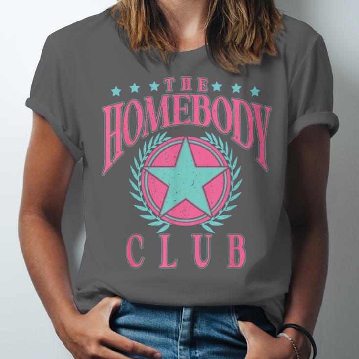 The Homebody Club Antisocial Retro Introvert Unisex Jersey T-Shirt The Homebody Club Antisocial Retro Introvert Unisex Jersey T-Shirt