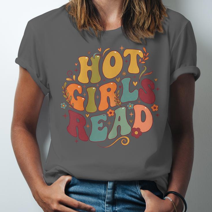 Hot Girls Read Aesthetic Book Lover Reading Unisex Jersey T-Shirt Hot Girls Read Aesthetic Book Lover Reading Unisex Jersey T-Shirt