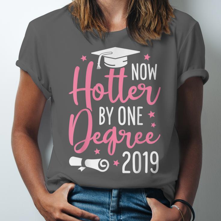 Now Hotter By One Degree 2019Shirt Graduation Unisex Jersey T-Shirt