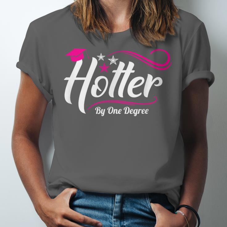 Hotter By One Degree Shirt Graduation For Her Unisex Jersey T-Shirt