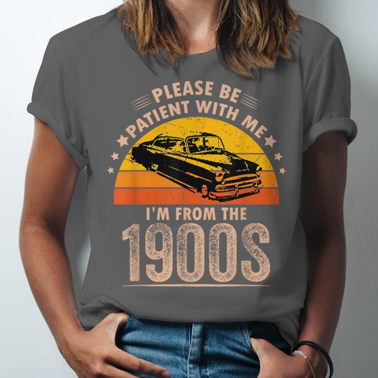 Humorous Saying Please Be Patient With Me I'm From The 1900s Unisex Jersey T-Shirt