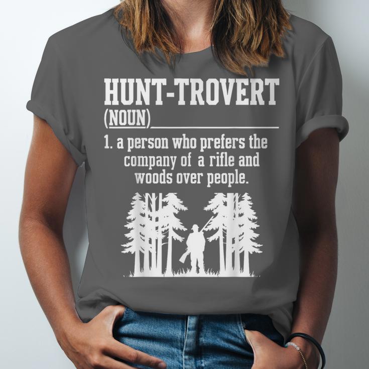 Huntrovert Introvert Hunting Unisex Jersey T-Shirt Huntrovert Introvert Hunting Unisex Jersey T-Shirt