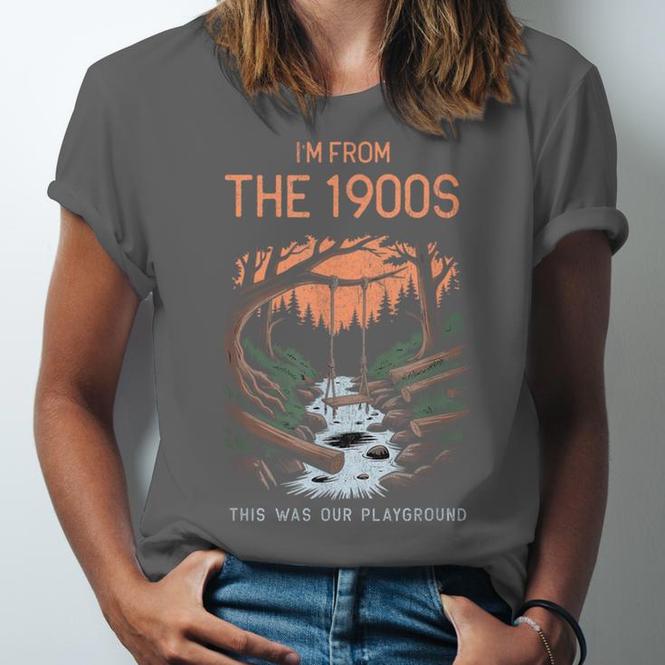 I'm From The 1900s This Was Our Playground Retro Unisex Jersey T-Shirt I'm From The 1900s This Was Our Playground Retro Unisex Jersey T-Shirt