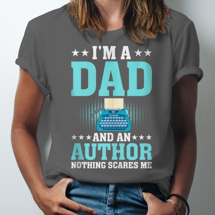 I'm A Dad And An Author Book Writer Father Unisex Jersey T-Shirt
