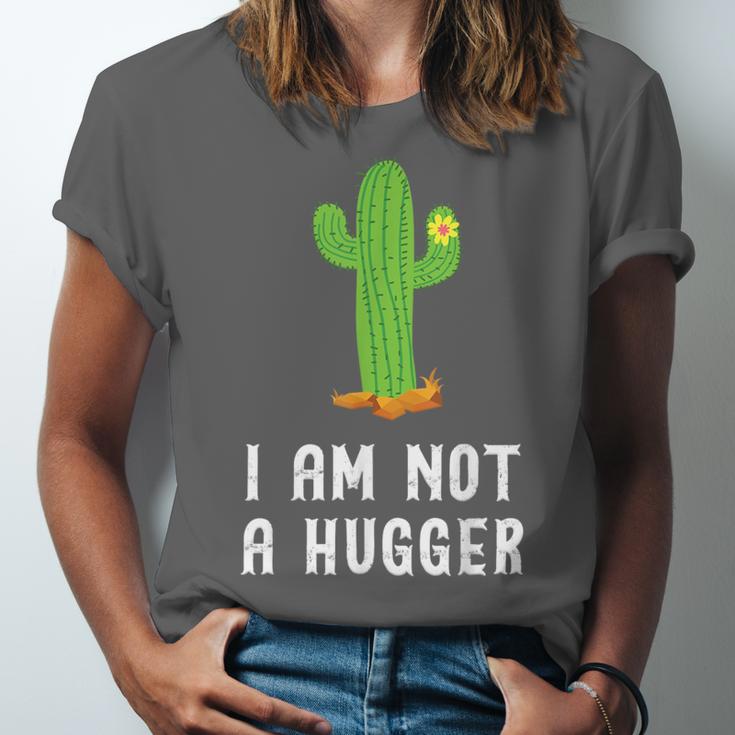 I'm Not A Hugger Cactus Not a Hugger Introvert Cute Unisex Jersey T-Shirt I'm Not A Hugger Cactus Not a Hugger Introvert Cute Unisex Jersey T-Shirt