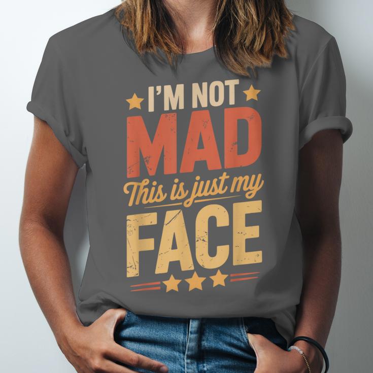 I'm Not Mad This Is Just My Face Introvert Unisex Jersey T-Shirt