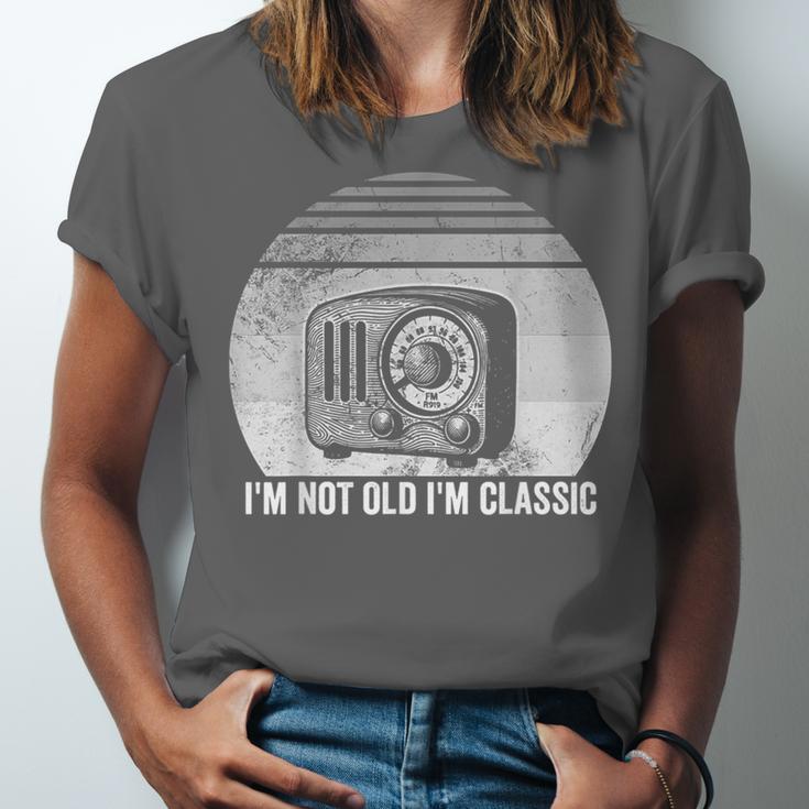 I'm Not Old I'm Classic Radio Retro Nostalgia Unisex Jersey T-Shirt