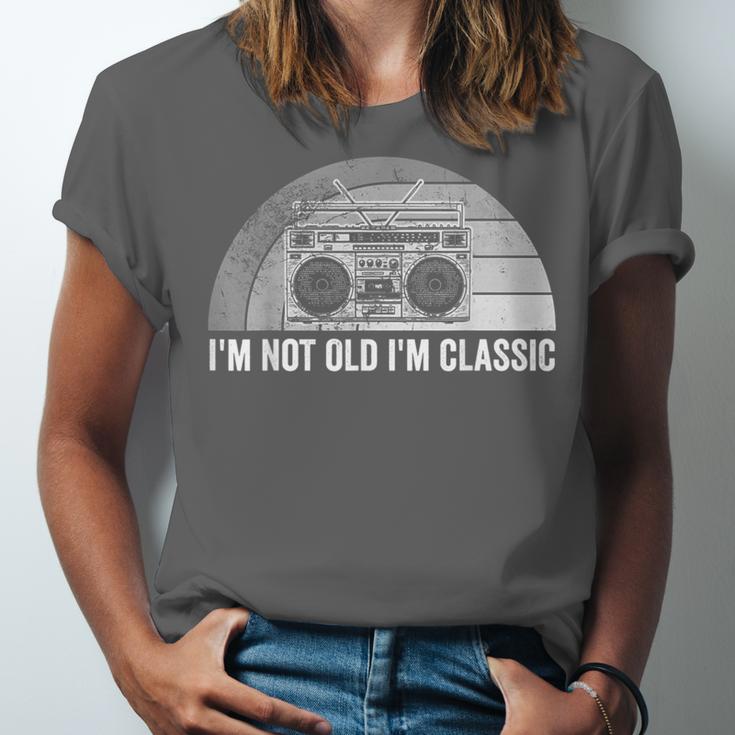 I'm Not Old I'm Classic Retro Boombox Nostalgia Unisex Jersey T-Shirt